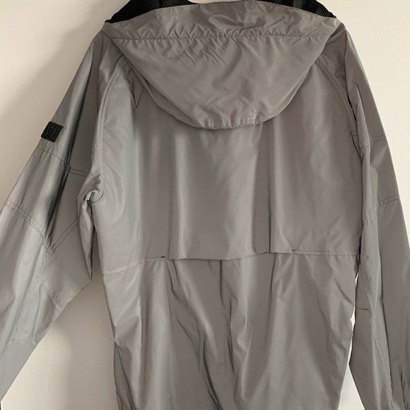 Zara zip up hoodie size M silver - Picture 4 of 5